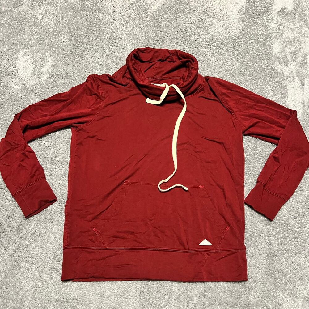 California Cowboy Shirt Mens Small Red Long Sleeve Casual Bamboo